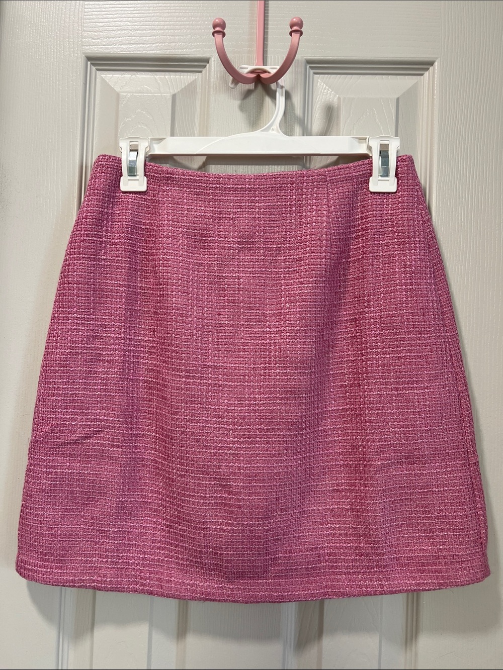 Pink Lily Lonely Heart Pink Tweed Skirt NWOT - Pink - Medium